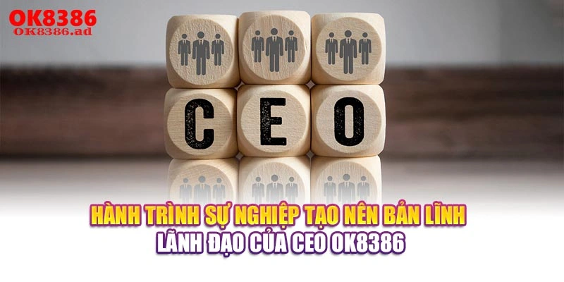 Hành trình sự nghiệp tạo nên bản lĩnh lãnh đạo của CEO OK8386